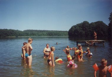 Badestrand am Haussee